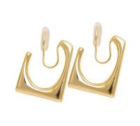 FRCOLOR 1Paire Boucles Oreilles Non Percées Clips Élégants pour Adolescentes Design Mode pour Toutes Occasions