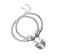 FRCOLOR 1Paire Bracelet pour Femme Parfait Fête Mères Design Ajustable Élégant et Délicat à Offrir à Maman