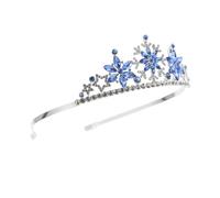 FRCOLOR 1Pc Couronne Bandeau En Peluche Pour Enfants Pour Femmes Flocon De Neige Flocons De Neige Épingle À Cheveux Bandeau Noël Vintage Flocon De Neige Couronne Noël Violet Décorations