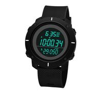 FRCOLOR 1Pièce Électronique Étanche pour Hommes Chronographe Bracelet pour Sport et Style Moderne et Élégant Noir