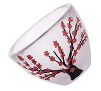FRCOLOR 1pièce Japanese Style Hand-painted Blossom Wine Glass Vintage Sake Cup Multifunctional Couleur Aléatoire