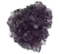 FRCOLOR 1pièce Natural Amethyst Cluster Crystal Ornament for Home Decoration Unique Mineral Display for Feng Shui and Healing