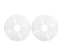 FRCOLOR 2 Bobines Creuses en Plastique Ps Compatible Extrudeur Imprimante pour Imprimante 3d, Accessoire Facile à Installer Finition Soignée Lot de 2 Pièces