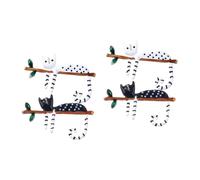 FRCOLOR 2 ensembles Broche Chat Accessoires De Mode Pour Femmes Chapeaux Vêtements Épingles Mignonnes Épingles Pour Sac À Épingles À Chapeau Épingles Chat Badges 2 pièces * 2