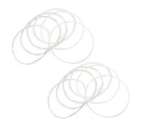 FRCOLOR 2 Ensembles Classical Guitar Strings Transparent Nylon Treble Plated Wound Bass Performance Flamenco Acoustic Guitar Strings For Beginners Practice Concerts