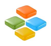 FRCOLOR 2 Ensembles De Distribution De Air Porte- De Voyage Pilulier Voyage Pilulier De Voyage Portefeuille Étui De Rangement Pour Cas 4 Pièces * 2