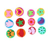 FRCOLOR 2 Ensembles Encreurs DIY pour Garçon Fille Kit de Graffiti avec Motifs Cartoon Outils de Dessin Ludiques Plastique et EVA Cadeau Éducatif pour Fille et Garçon Couleur Aléatoire