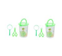 FRCOLOR 2 Ensembles Observation Barrel pour Garçon Fille Seau Dobservation Scientifique Transparent Kit Dexploration Nature pour Collection Dinsectes et Objets Éducatif Dobservation