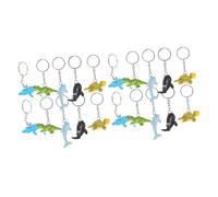 FRCOLOR 2 ensembles Porte-Clés Modèle Animal Marin Porte-Clés Queue Pendentif Porte-Clés Animaux Créature Marine Animaux En Peluche Étiquette Mignon Dauphins Porte-Clés 12 pièces * 2