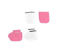 FRCOLOR 2 ensembles Spa et Paraffine Thérapie Chauffante Soins Anti-callosités pour Mains et Blanc et Rose Confortables et Adaptés à Chacun Hydratant et Exfoliant