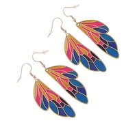 FRCOLOR 2 Paires Boucles Oreilles Dégradé Élégantes et Chic pour Femmes pour Sorties et Événements Spéciaux