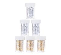 FRCOLOR 2 Pièces 6 décoration des ongles briller autocollants d'art d'ongle Gel éclair the noel vsp noel nail charms manicure fournitures de manucure accessoires feuille d'