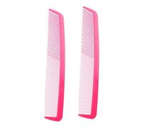 FRCOLOR 2 Pièces Accessoire De Peigne De Clown Farce De Peigne Extra Large Décorations De Clowns Dame Peigne Pinceaux Drôles Peigne Surdimensionné Peigne De Massage Plastique Rosy