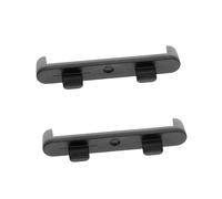 FRCOLOR 2 pièces Adaptateur de Bracelet Montre Métal pour Montre Connecteur Lug Pratique Installation Facile et Remplacement Rapide 42mm/46mm 2pcs 46mm vers 22mm Connecteur Noir