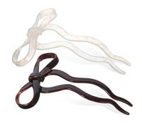 FRCOLOR 2 Pièces Arc En Épingle à Cheveux Épingle à Cheveux Français Épingles à Cheveux Françaises Épingles à Cheveux Pour Chignons Fourche à Cheveux Français Clip Français Acide Acétique