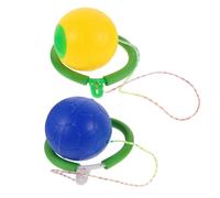 FRCOLOR 2 pièces Balle Saut Cheville Anneau pour Garçon Fille et Adultes Lot de Skip Ball Fitness Extérieur de Saut Simple pour Coordination Renforcement Musculaire et