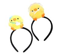 FRCOLOR 2 pièces Bandeau Cheveux Pelucheux Poussin Accessoire pour Tête Cosplay Animal Mignon Fête et Costume