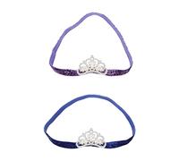 FRCOLOR 2 Pièces Bandeau Couronne De Perles Jupe Tutu Faire La Fête Coiffe De Style Élégant Bandeaux Filles Un Ruban à Cheveux Bandeau Filles Enfants Bandeau Nouveau-né Décor En Tissu
