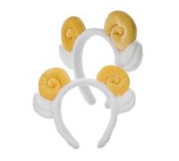 FRCOLOR 2 pièces Bandeau Oreilles de Mouton et Cartoon Respirant Confortable pour Fête Halloween Adultes