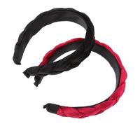 FRCOLOR 2 Pièces bandeau torsadé bandeau pour lunettes de soleil élastiques à cheveux carré spa hair charms hair toppers x pour fille x simples en tissu