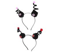 FRCOLOR 2 Pièces Bandeaux Halloween avec Yeux Effrayants Accessoires Cheveux Monstre pour Fête et Cosplay Bandeau Élastique Léger et Flexible