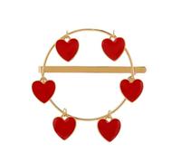 FRCOLOR 2 Pièces barrette coeur pour la fête hairpin hair clip hair bow feist roux décoratif bobby griffe de cheveux pince à cheveux coeur épingle à cheveux pour la saint valentin rouge