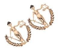 FRCOLOR 2 Pièces Broche Balance de Justice épinglette d'étudiant en droit broche de loi épinglette du ministère de la Justice broches d'avocat Golden