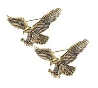 FRCOLOR 2 Pièces Broche Vintage En Alliage Lot De Accessoires Pour Vêtements Épinglette Pour Hommes Et Femmes