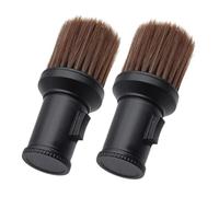 FRCOLOR 2 Pièces Brosse à Cheveux Brosse De Barbier Brosse De Coiffeur Bijoux Breloque Oreille De Lapin Élastiques à Cheveux De Sport Plumeau Bandes De Cheveux Casque Laine De Nylon Black