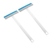 FRCOLOR 2 Pièces Brosse à Poils d'animaux Double Face Pinceau Feutre Double Face Brosse de Nettoyage pour lit d'animal de Compagnie pour Chien PP Light Grey
