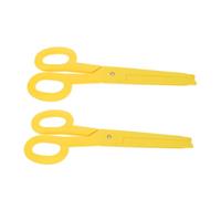 FRCOLOR 2 pièces Ciseaux Géants Garçon Fille pour Carnaval et Théâtre Accessoire de Déguisement Amusant Jaune Prop Photo Original et Léger pour Spectacles et Jeux Imitation