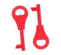 FRCOLOR 2 pièces Clé de Réarmement pour Bouton Alarme Incendie Accessoire pour Point Appel Manuel et Facile à Utiliser Compatible avec Système Arrêt Urgence Extérieur Lot