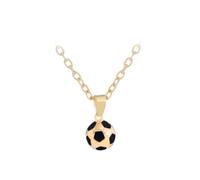FRCOLOR 2 pièces Collier de Football Créatif Plaqué pour Hommes de Or Bijoux Original pour de Football