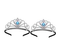 FRCOLOR 2 Pièces Couronne De Diadème Pour Enfant Bandeau Diadème De Princesse Enfants Diadème Couvre-chef Petite Fille Couronne De Cheveux Couvre-chef De Princesse Diadème Pour Enfants