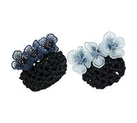 FRCOLOR 2 Pièces Couvre-chef Filet à Chignon Pour Les Cheveux Fabricant De Chignon Pour Les Cheveux Filets à Cheveux Pour Chignon Petits Pains Briochés Barrette Diffuseur Démêlant En Tissu