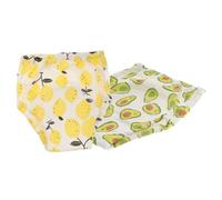 FRCOLOR 2 pièces Culottes Dapprentissage Garçon Fille Coton Absorbant Sous Vêtements Lavables pour et Pantalons de Propreté Réutilisables Confort et Absorption Renforcée