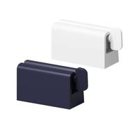 FRCOLOR 2 pièces de Dentifrice Pratique Presse Dentifrice Compact Gaspillage avec Fond Antidérapant pour et Accessoires Salle de Bain