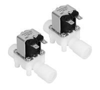 FRCOLOR 2 Pièces Électrovanne D'arrivée D'eau G1/2 Nc 24v à Filetage | Pbt et Caoutchouc, Coupure Sécurisée, Contrôle D'arrêt, pour Raccords de Machine à Laver et Irrigation