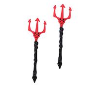 FRCOLOR 2 Pièces Fourchette Factice pour Halloween Accessoire de Costume Cosplay Décoration Festive Sûre sans Bavure Ambiance pour Adultes