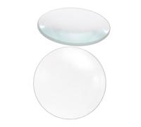FRCOLOR 2 pièces Lentilles Convexes Doubles de Diamètre avec pour Expériences Scientifiques Outil Optique Transparent pour Enseignement Physique et Chimie
