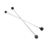 FRCOLOR 2 pièces Maillets de Marimba Caoutchouc Doux Tête Feutre et Caoutchouc pour Xylophone et Instruments de Percussion