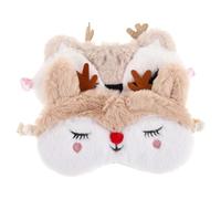 FRCOLOR 2 Pièces Masque de sommeil couvre-yeux pour dormir bandeaux pour jeux de société pour enfants bandeau pour les jeux plis aveugles pour le jeu faire la fête mignon Tissus en peluche