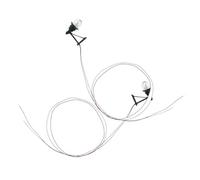 FRCOLOR 2 pièces Miniature Wall Lamp for Dollhouse Realistic Light Decoration Space-efficient Mini Lights for Dollhouse Scenes and Role Play and Detailed Home Decor Accessories