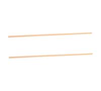 FRCOLOR 2 Pièces Miniature Wood Trim Molding for Dollhouse Decoration Wooden Wall Border Strips for Mini Furniture Craft and Model Building