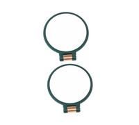 FRCOLOR 2 Pièces Miroir Grossissant Portable Double Face avec Poignée Ergonomique Miroirs à Main Légers et Durables pour Maquillage Voyage Bureau et Camping
