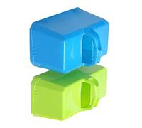 FRCOLOR 2 pièces Moule à Briques de Neige Léger et Sécurisé pour Garçon Fille Modèle Polyvalent pour Neige et Sable Création Rapide de Blocs et Maisons Hiver Couleur Couleur Aléatoire