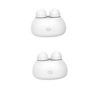 FRCOLOR 2 Pièces Nettoyage des Verres de de Couleur étui Portable Nettoyeur de Contacts Nettoyeur lentilles de Nettoyeur de lentilles de nettoyant Lunettes Abdos