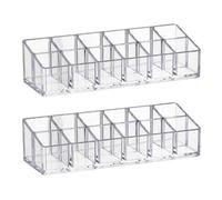 FRCOLOR 2 Pièces Organisateur Lèvres Transparent Support Lèvres Pour Ranger Et Organiser Vos Produits De Beauté