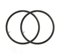 FRCOLOR 2 Pièces Paire de Chambres à Air Valve Presta 26x1.75-2.125 VTT | Caoutchouc Noir, Meilleure Étanchéité et Conduite Silencieuse, pour Montagne et Trottoir, Lot de Deux