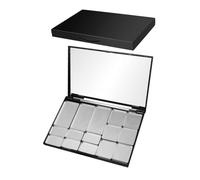 FRCOLOR 2 Pièces Palette de Maquillage Magnétique avec Miroir Palette Vide pour Fards à Paupières à Blush et Tray Magnétique pour Rangement Maquillage Diy